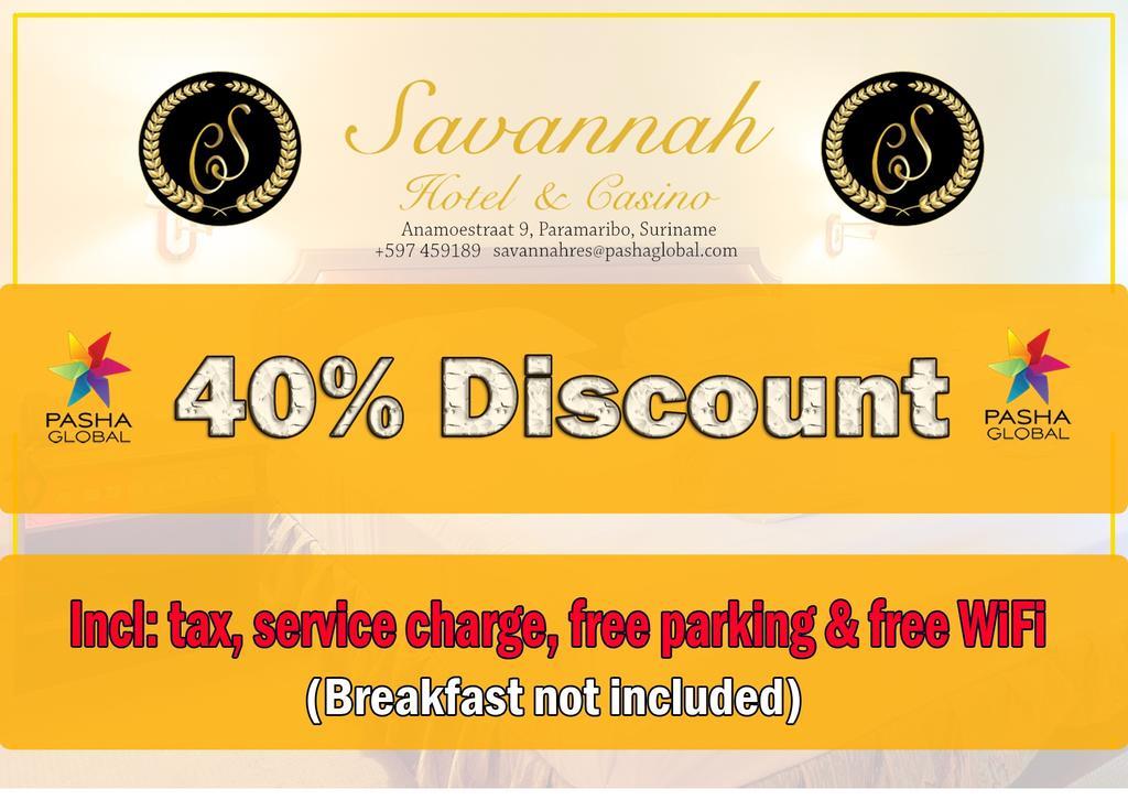 Savannah Hotel & Casino Παραμαρίμπο Εξωτερικό φωτογραφία